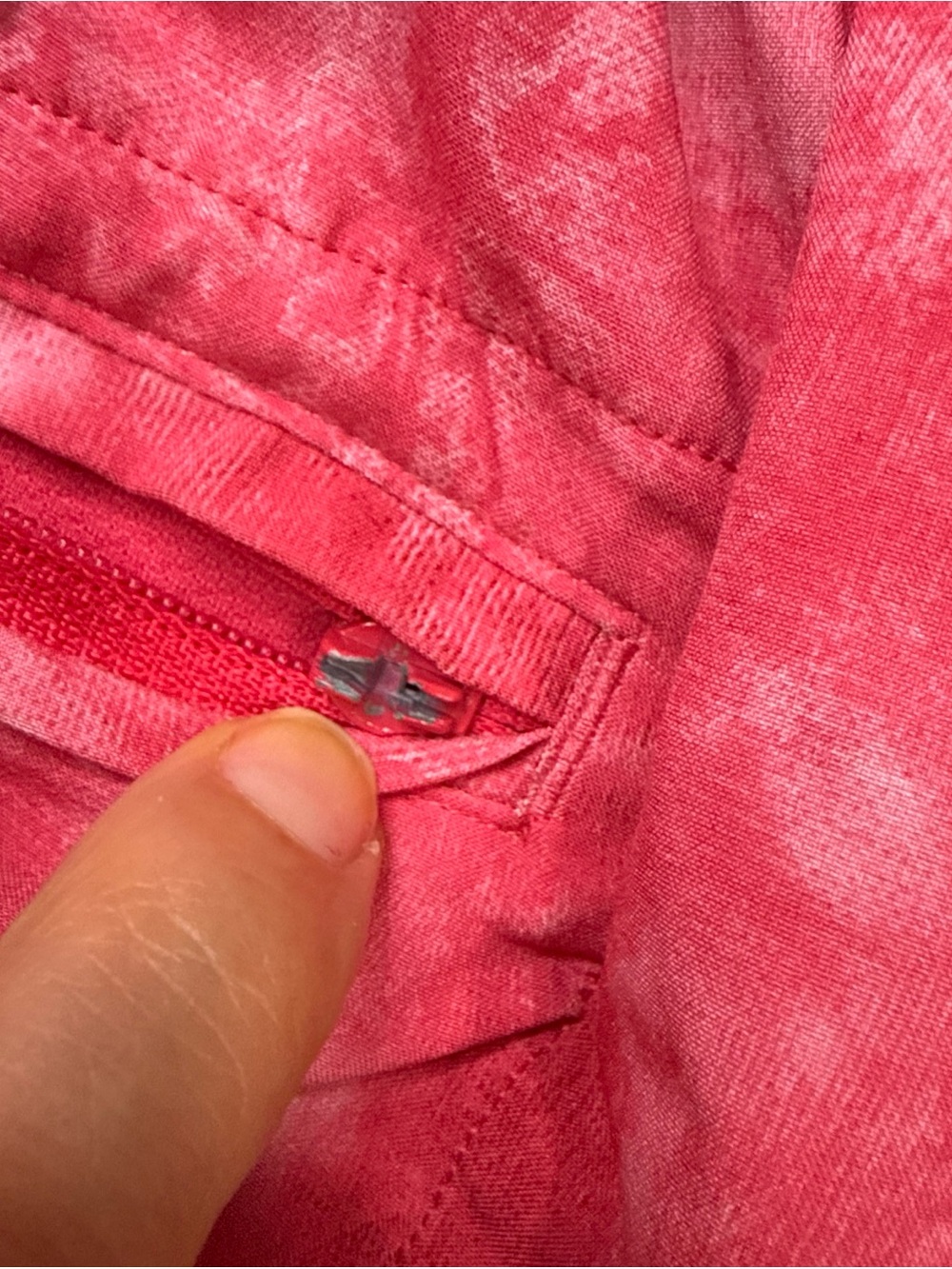 Lululemon Pink Running Shorts Womens 8 Tie Dye Activewear Outdoors A020826 - Picture 5 of 8